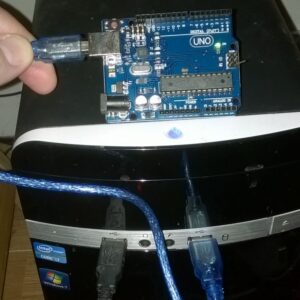 Arduino UNO Attached to a PC via USB Cable