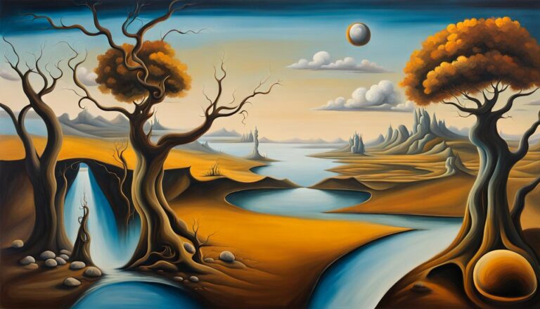 Bewitching Landscape Oil Painting Inspired By Salvador Dalí