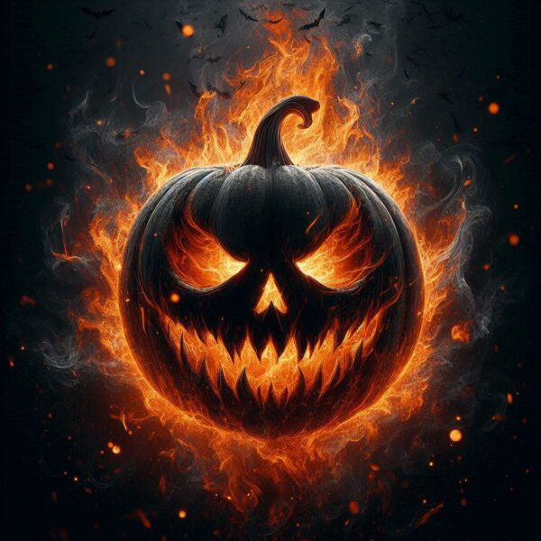 Blazing Jack O Lantern