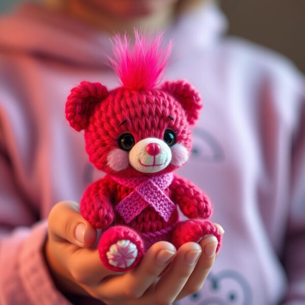 Breast Cancer Awareness Month Pink Teddy Bear