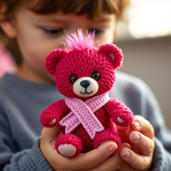 Breast Cancer Awareness Pink Teddy Bear