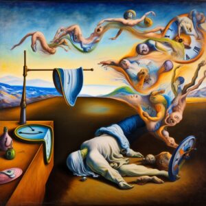 DALL-E 3 The Persistence of Memory Painting Inspired by Salvador Dalí