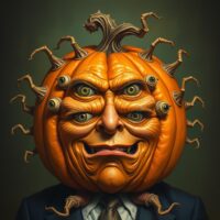 Donald Trump As A Funny Pumpkin 03