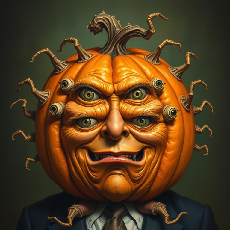 Donald Trump As A Funny Pumpkin 03