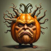 Donald Trump As A Funny Pumpkin 04