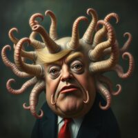 Donald Trump As A Slimy Mollusk 02