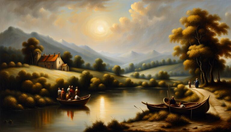 Exquisite Landscape Oil Painting Inspired By Rembrandt