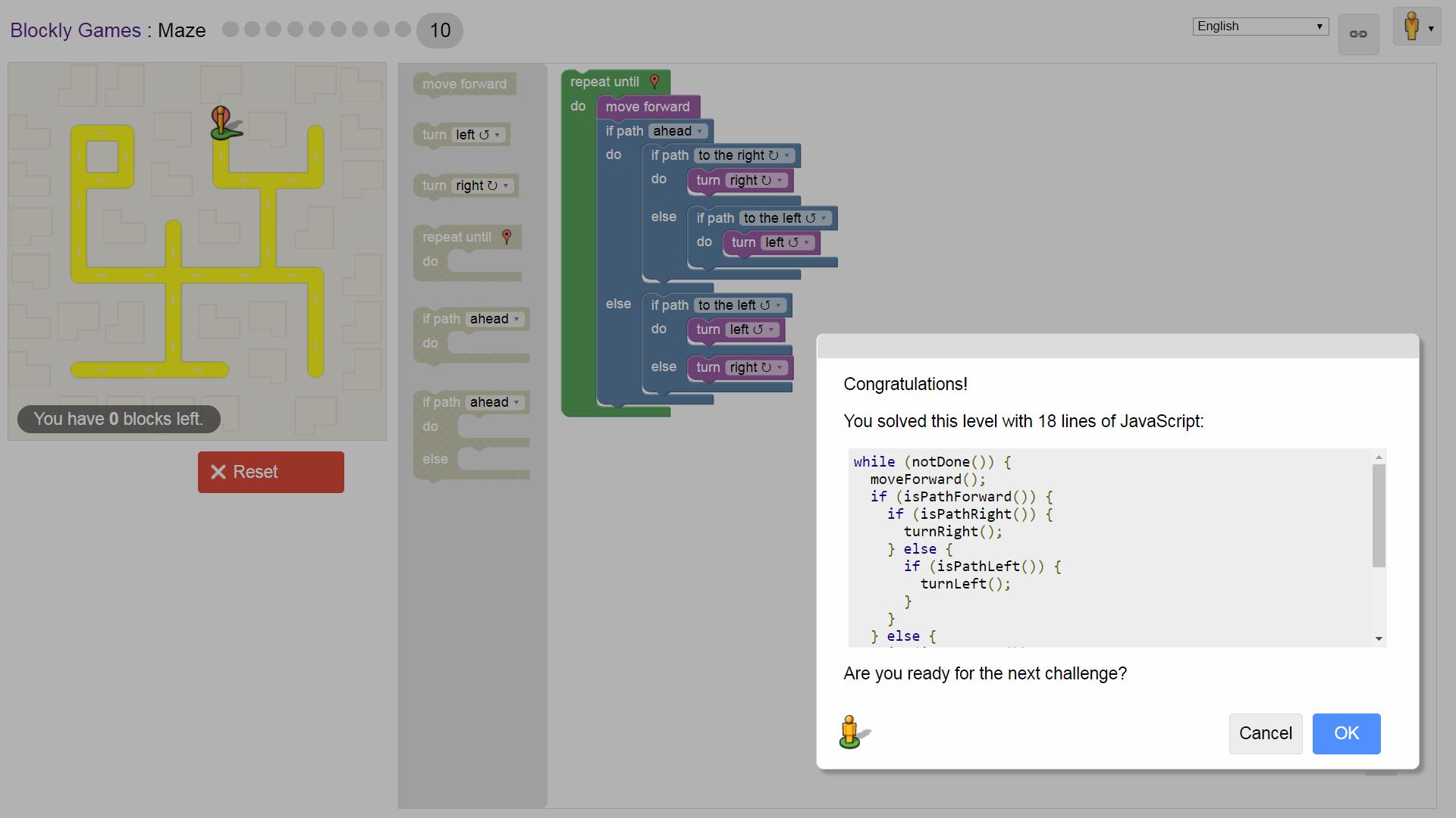 The Block Game, Problem code- PALL01