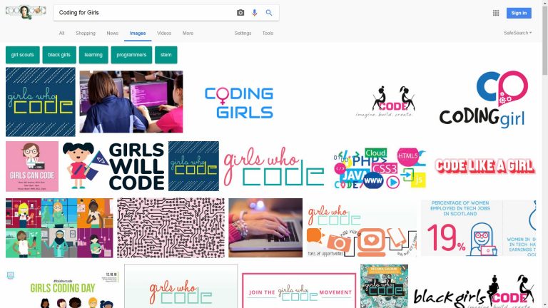 Google Coding for Girls