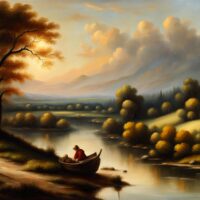 Gorgeous Landscape Oil Painting Inspired By Rembrandt