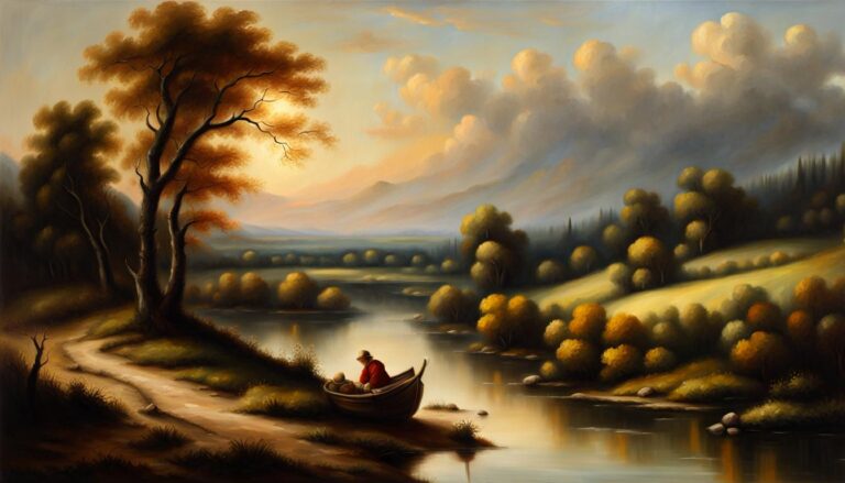 Gorgeous Landscape Oil Painting Inspired By Rembrandt