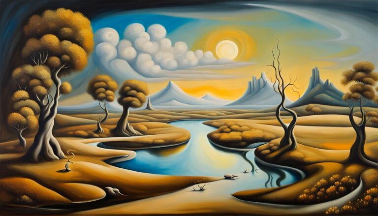 Gorgeous Landscape Oil Painting Inspired By Salvador Dalí