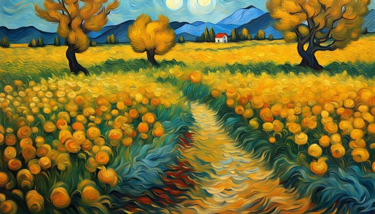 Magnificent Landscape Oil Painting Inspired By Vincent Van Gogh