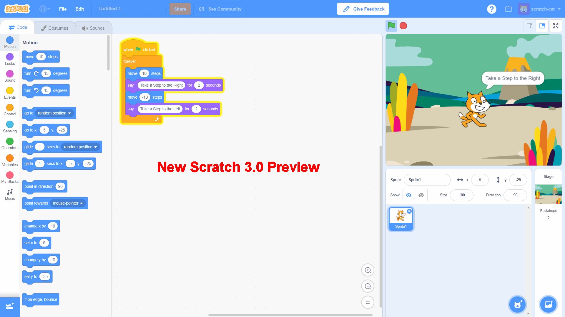 scratch 3 programming language