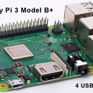 Raspberry Pi 3 Model B+ 4 USB 2.0 Ports