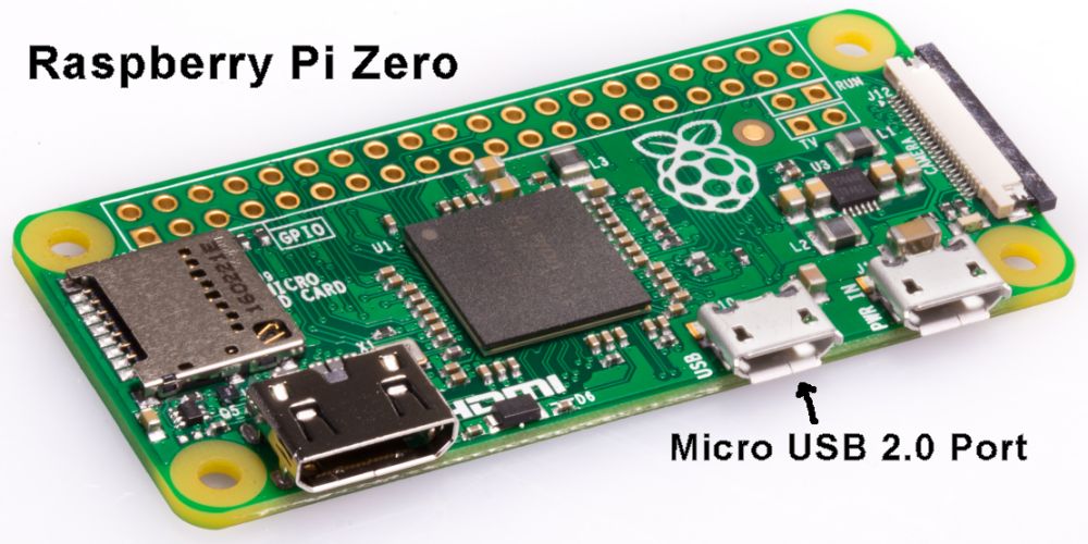 Raspberry Pi Zero Micro Usb 2 0 Port