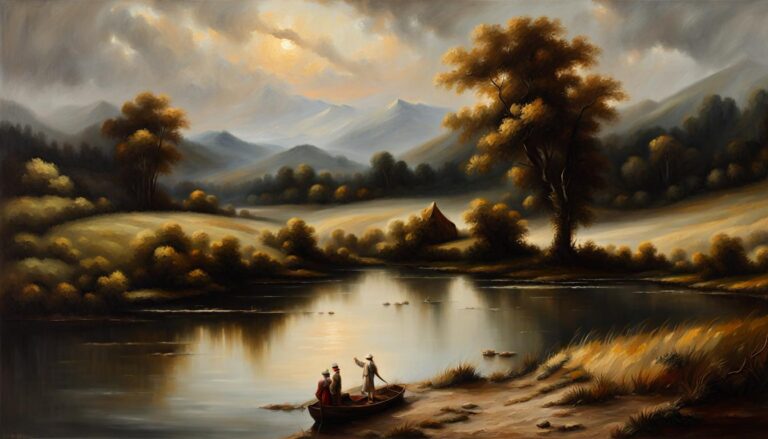 Stunning Landscape Oil Painting Inspired By Rembrandt