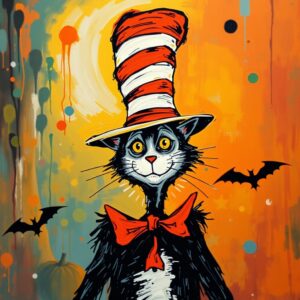 The Cat In The Hat Halloween Scene